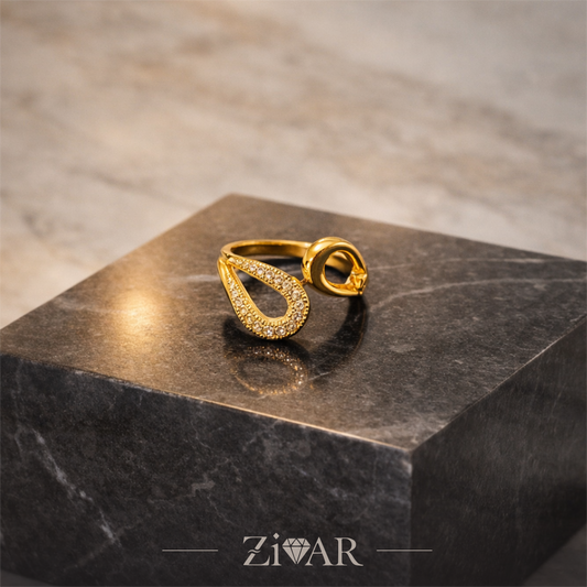 Teardrop Adjustable - Zivar Jewelry - Stainless Steel