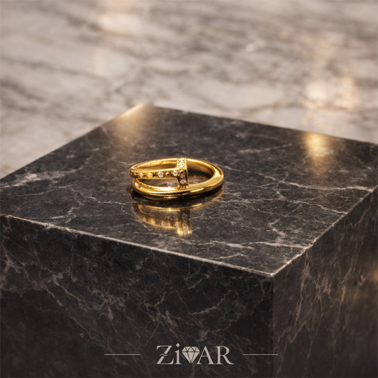 Screw Ring - Zivar Jewelry - Stainless Steel