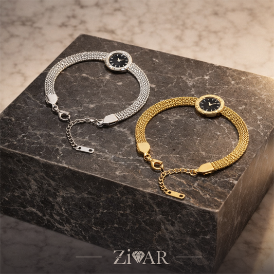 Watch Bracelet- Zivar Jewelry - Stainless Steel